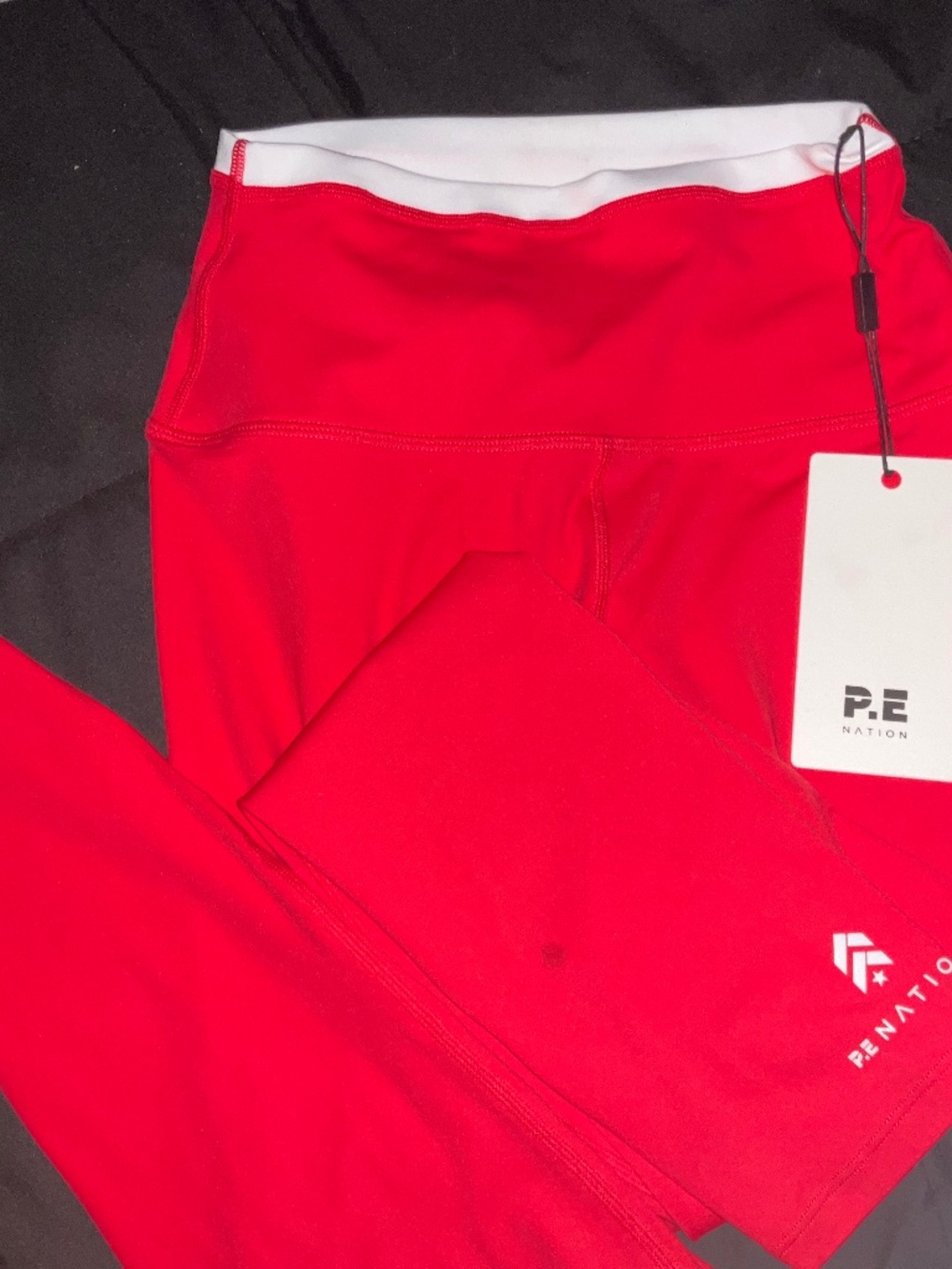 PE nation red leggings